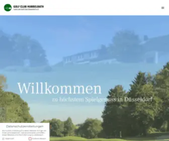 GC-Hubbelrath.de(Golf Club Hubbelrath) Screenshot