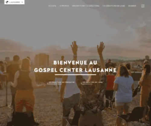 GC-Lausanne.org(Gospel Center Lausanne) Screenshot