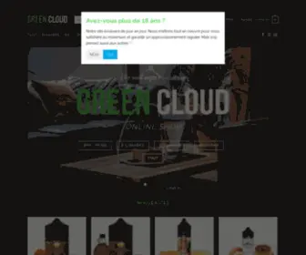 GC-Vape.ch(Green Cloud Vape Shop) Screenshot