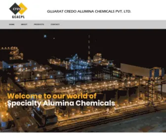 GcacPl.co.in(Gujarat Credo Alumina Chemicals ltd. (GCACL)) Screenshot