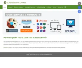 Gcadltd.com(GCAD Services Limited) Screenshot