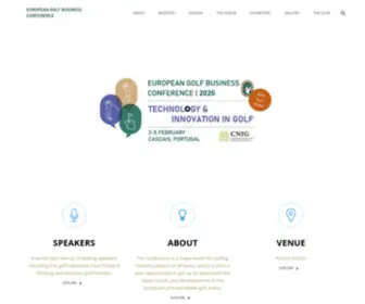 Gcaeconference.eu(European Golf Industry Conference 2024) Screenshot