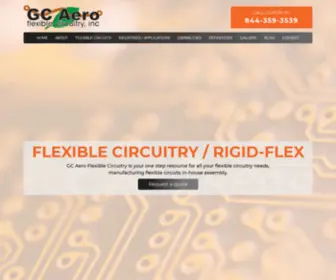 Gcaflex.com(GCA Flexible circuit) Screenshot