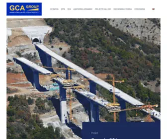 Gcagroup.gr(GCA Group) Screenshot