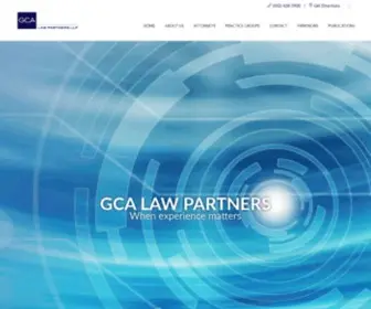 Gcalaw.com(GCA Law Partners LLP) Screenshot