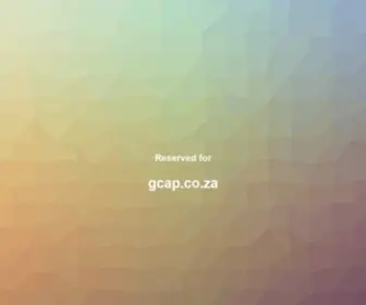 Gcap.co.za(Personal Loans and Online Loans) Screenshot