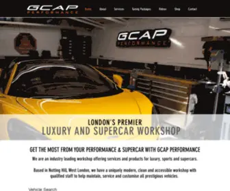 Gcapperformance.co.uk(GCAP Performance) Screenshot