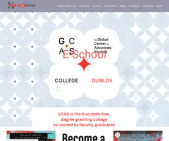 Gcas-Eschool.ie(GCAS ESchool online courses with leading professors on crypto) Screenshot