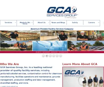 Gcaservices.com(Building Maintenance and Facility Services) Screenshot