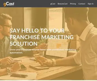 Gcast.marketing(Franchise Marketing Made Easy) Screenshot