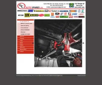 Gcautospares.com(GC Auto Spares Ltd) Screenshot