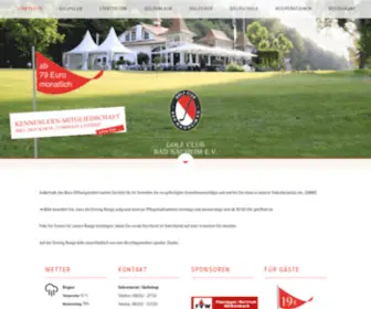 Gcbadnauheim.de(Golfclub Bad Nauheim) Screenshot