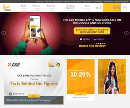 GCbbank.com.gh Screenshot
