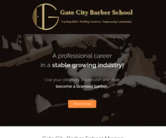 GCBS.info(The mission of Gate City Barber School) Screenshot