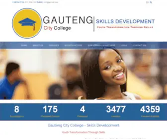 GCC-SD.com(Gauteng City College) Screenshot