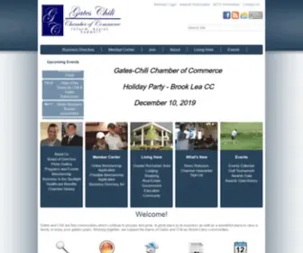 GCchamber.com(Gates-Chili Chamber of Commerce, NY) Screenshot