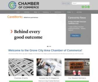 GCchamber.org(Grove City Area Chamber of Commerce) Screenshot