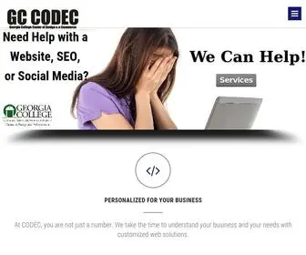 Gccodec.com(The Center of Design & e) Screenshot