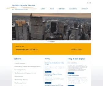 Gcconsultants.com(Giuseppe Brusa CPA LLC) Screenshot