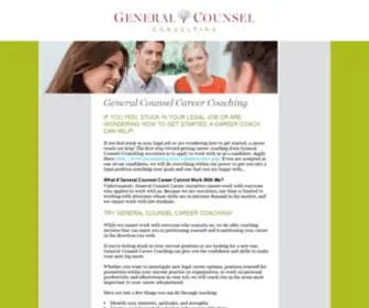 Gcconsulting.com(In-House Attorney Placement, Attorney Resources, General Counsel Jobs, In-House Jobs Search, Attorney Search Placement) Screenshot