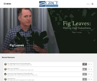 GCcsatx.com(Grace Community Church) Screenshot