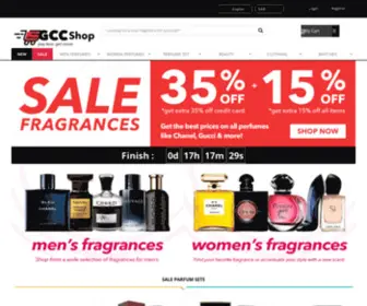 GCCshop.co.uk(Men & Women Fragrances) Screenshot