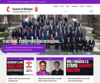 Gccuic-UMC.org(Council of Bishops) Screenshot