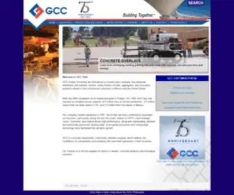 Gccusa.com(GCC (Grupo Cementos de Chihuahua) is a world) Screenshot