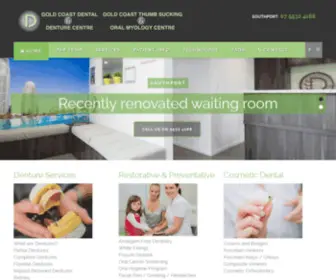 GCDenturecentre.com.au(Gold Coast Dental & Denture Centre) Screenshot