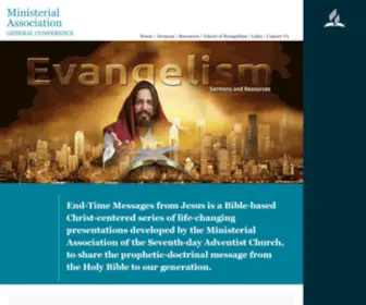 Gcevangelism.net(General Conference) Screenshot