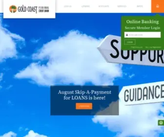 GCfcu.org(Gold Coast Federal Credit Union) Screenshot