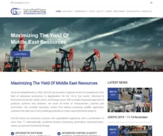 GCG-ES.com(Maximizing The Yield Of Middle East Resources) Screenshot