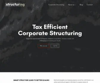 GCG-Structuring.com(Tax Efficient Corporate Structuring in UAE) Screenshot