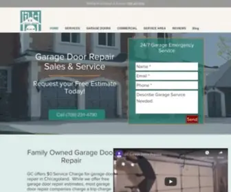 Gcgaragedoors.com(Garage Door Repair) Screenshot