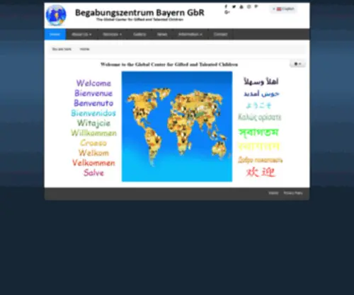 GCGTC.com(The Global Center for Gifted and Talented Children) Screenshot