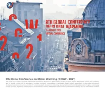 GCGW.org(9th Global Conference on Global Warming) Screenshot