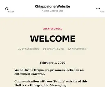 Gchiappalone.com(A True Gnostic Site) Screenshot