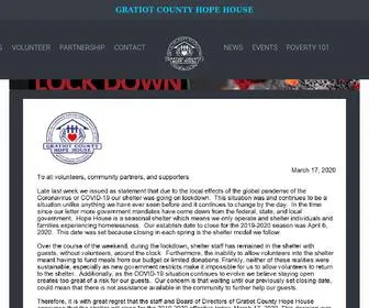 Gchopehouse.org(Gratiot County Hope House) Screenshot