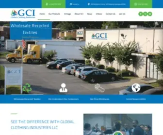 Gciatl.com(Global Clothing Industries) Screenshot