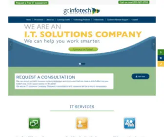 Gcinfotech.com(GC Infotech LLC Work Smarter) Screenshot