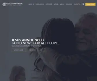 Gci.org(Grace Communion International) Screenshot
