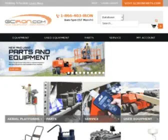 Gciron.com(Buy New Used Construction Equipment & OEM Parts) Screenshot