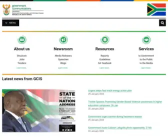 Gcis.gov.za(Government Communication and Information System (GCIS)) Screenshot