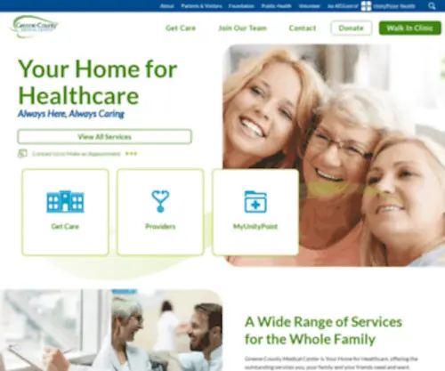 GCMchealth.com(Greene County Medical Center) Screenshot