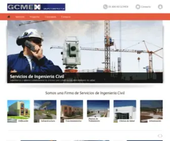 Gcmex.com(GCMEX Grupo Constructor) Screenshot