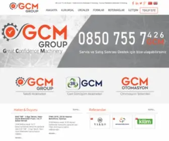 GCMgroup.com.tr(Kalite Kontrol ve Paketleme Makinalar) Screenshot