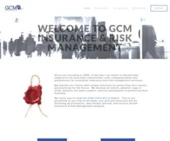 Gcmins.com(GCM Insurance & Risk Management) Screenshot