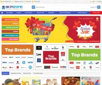 GCmzone.com(Online shopping Destination) Screenshot