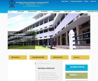 GCN.ac.in(Government College Nedumangad) Screenshot