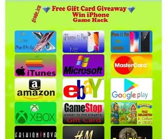 Gcode.icu(Gift Card) Screenshot